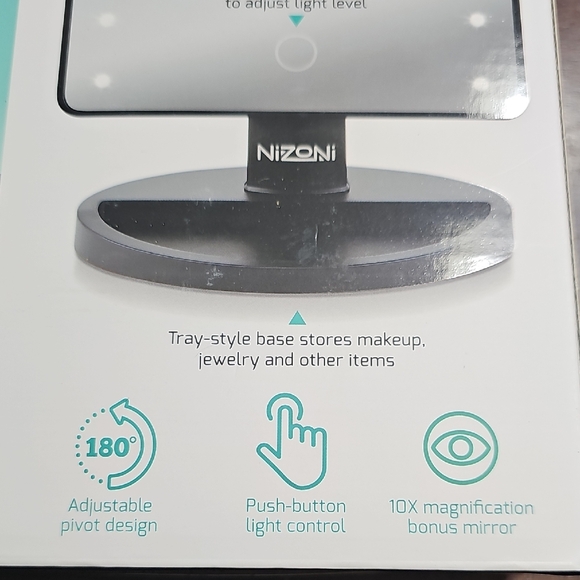 Nizoni Wireless LED Vanity Mirror - Picture 5 of 7